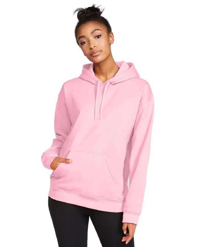 Gildan Softstyle Fleece Pullover Hooded Sweatshirt | Light Pink