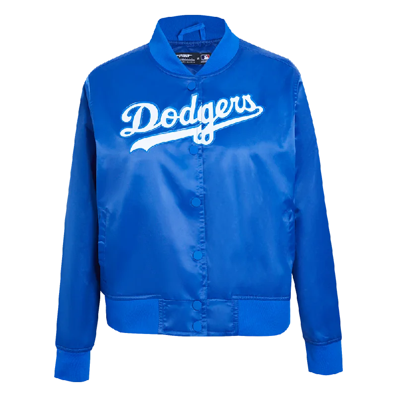 MLB LOS ANGELES DODGERS CLASSIC WOMEN'S SATIN JACKET (DODGER BLUE)