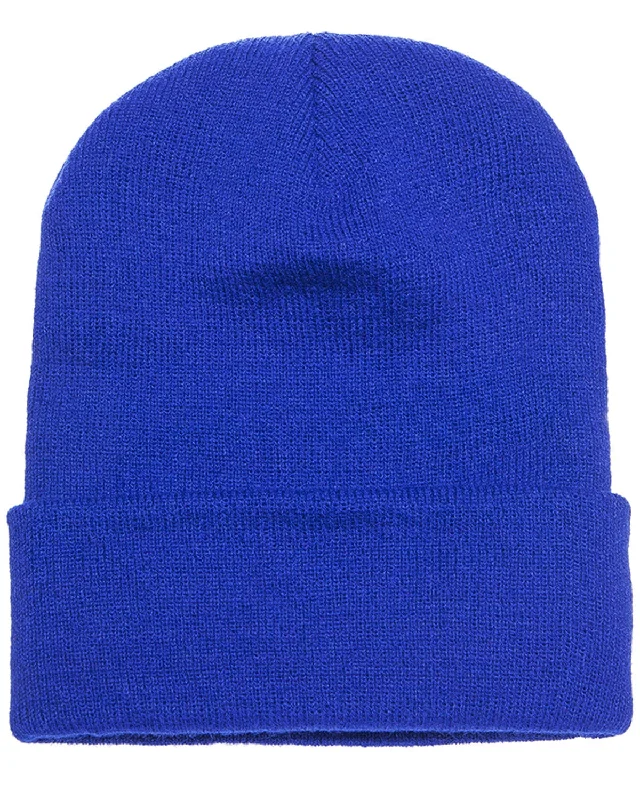 Yupoong Cuffed Knit Cap | Royal