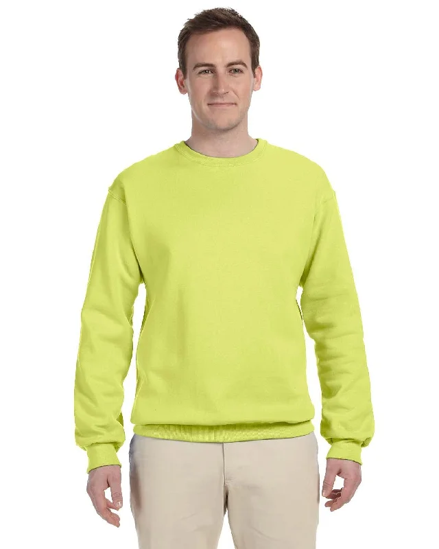 Jerzees 50/50 Crewneck Sweatshirt | Safety Green