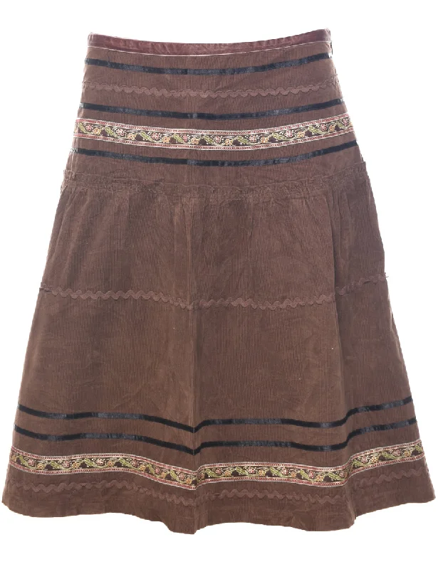 Cherokee A-line Skirt - M