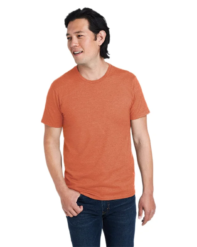 Hanes Combed Cotton T-Shirt | Pumpkin Heather