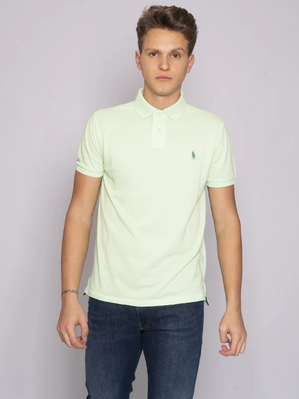 Polo in Piqué Lime