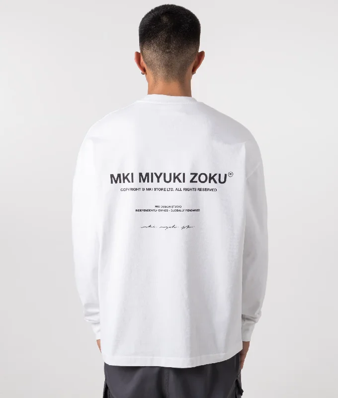 Oversized Fit Long Sleeve Design Studio T-Shirt