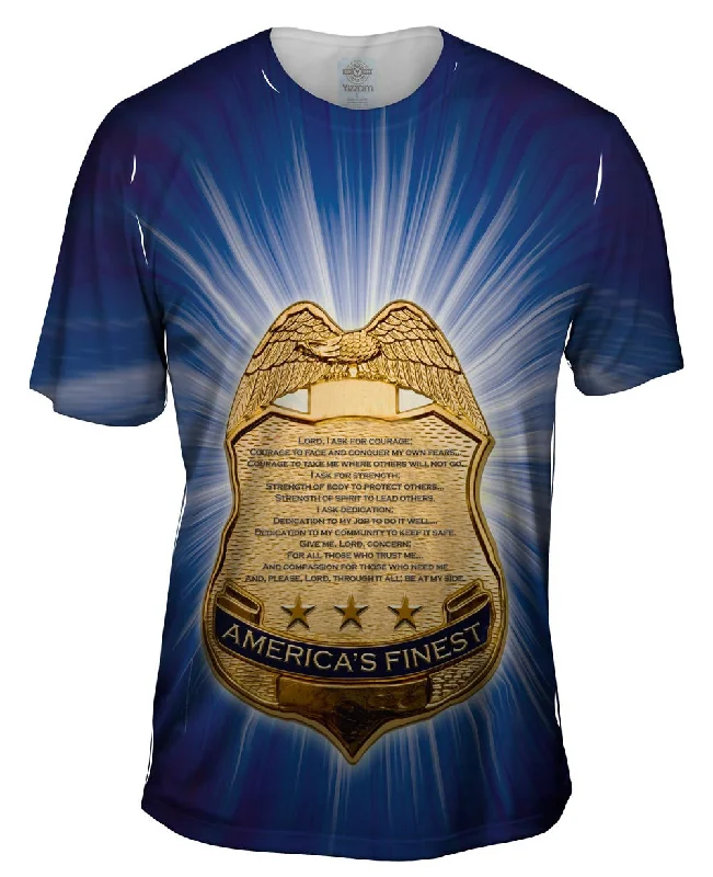 Police Prayer Badge