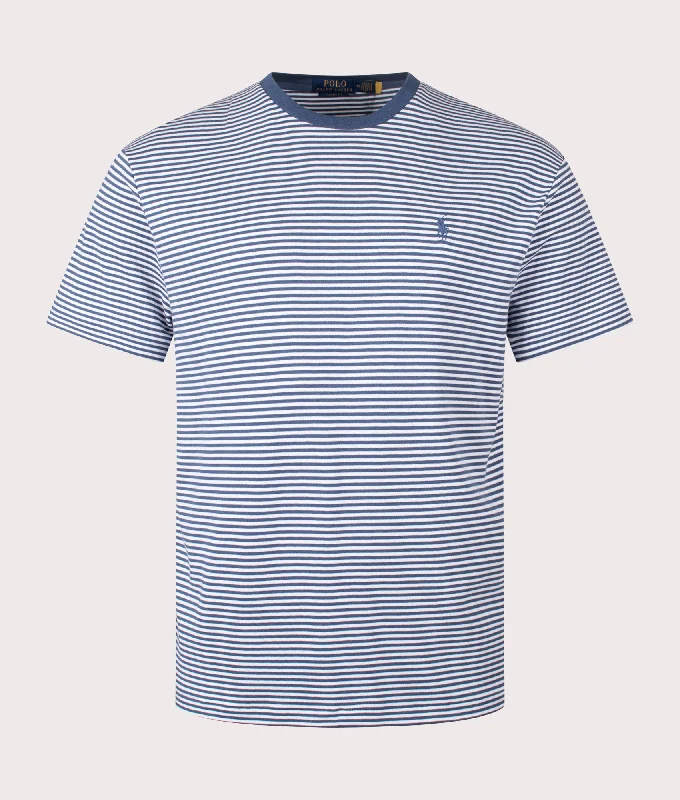 Classic Fit Striped Soft Cotton T-Shirt