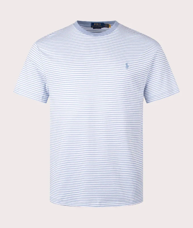 Classic Fit Striped Soft Cotton T-Shirt