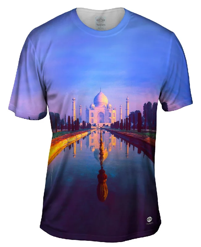 Purple Taj Mahal Sunset