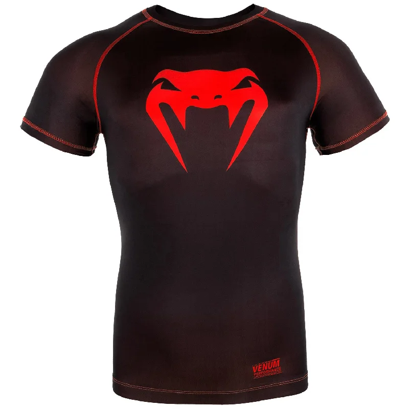 Venum Contender 3.0 Compression T-shirt - Short Sleeves - Black/Red