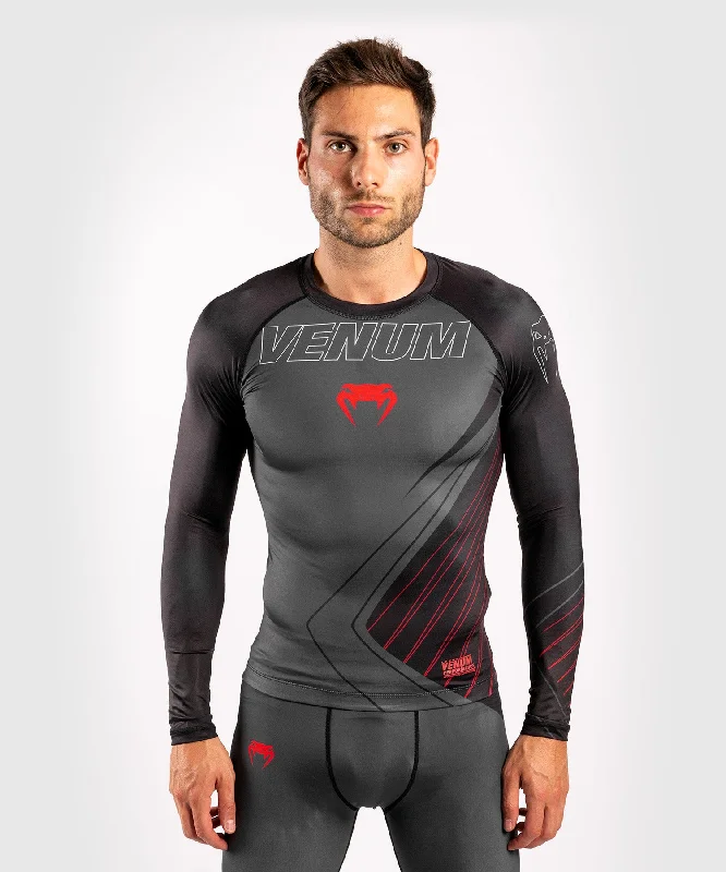 Venum Contender 5.0 Rashguard - Long sleeves - Black/Red