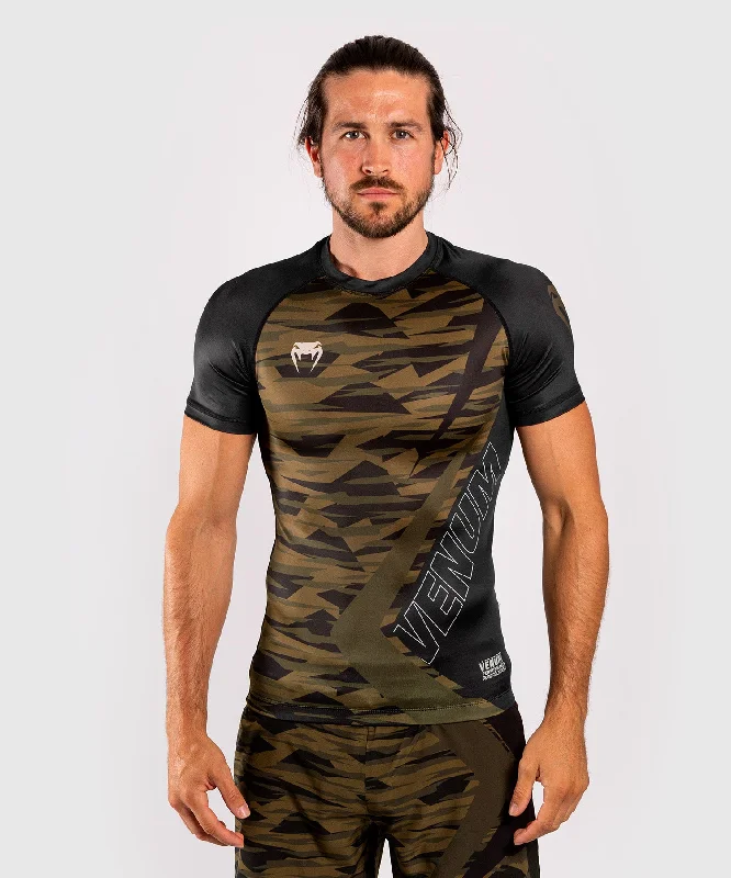 Venum Contender 5.0 Rashguard - Short sleeves - Khaki camo