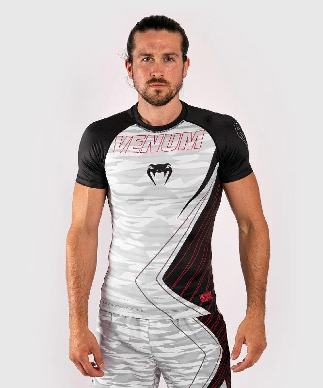 Venum Contender 5.0 Rashguard - Short sleeves - White/Camo