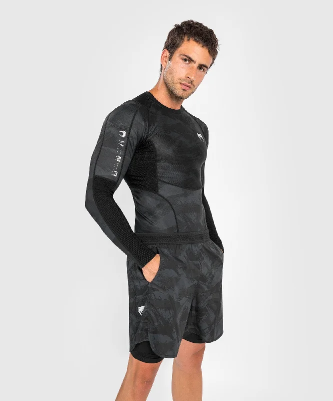 Venum Electron 3.0 Rashguard - Long Sleeves - Black