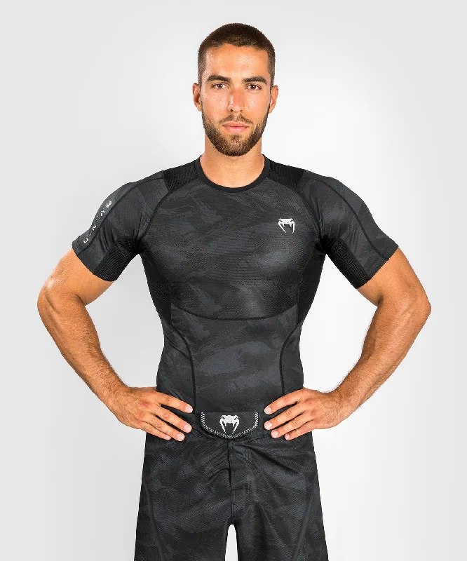 Venum Electron 3.0 Rashguard - Short Sleeves - Black