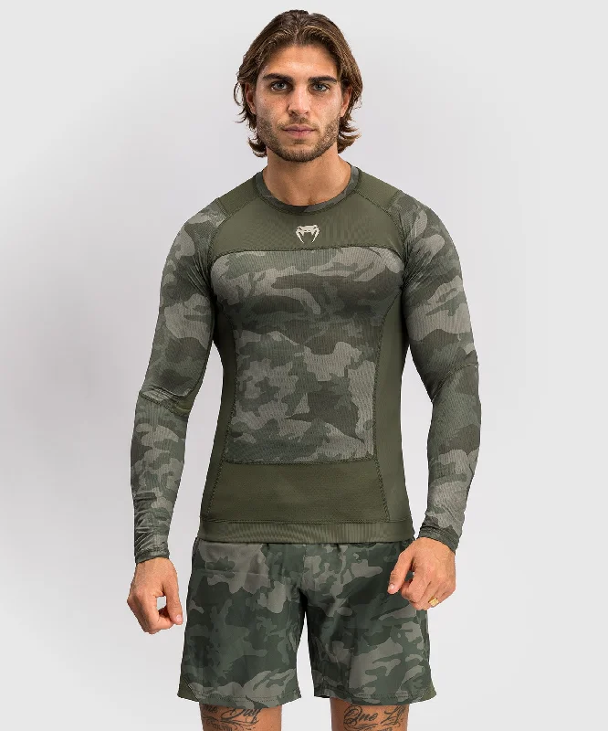 Venum G-Fit Air Men's Long Sleeve Rashguard - Army Camo