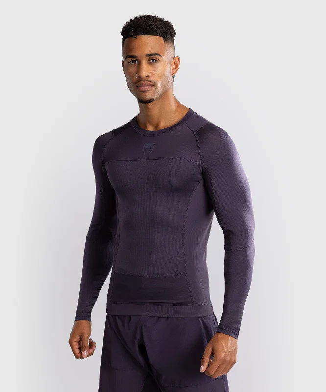 Venum G-Fit Air Men's Long Sleeve Rashguard - Deep Purple