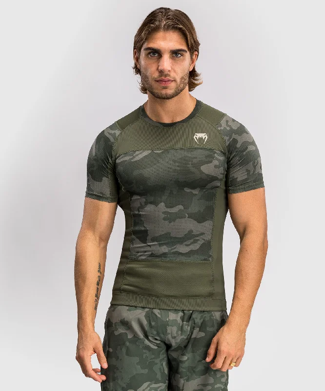 Venum G-Fit Air Men's Short Sleeve Rashguard - Army Camo