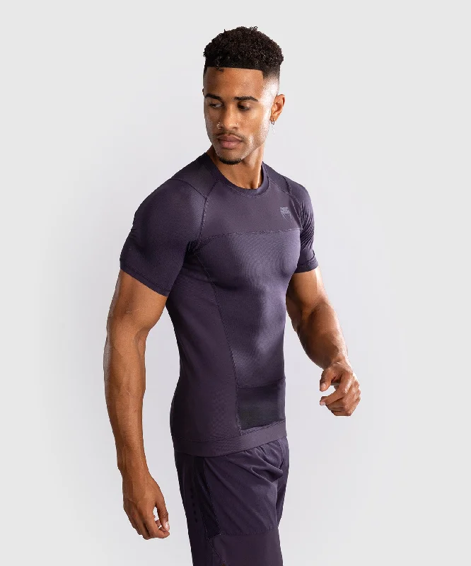 Venum G-Fit Air Men's Short Sleeve Rashguard - Deep Purple