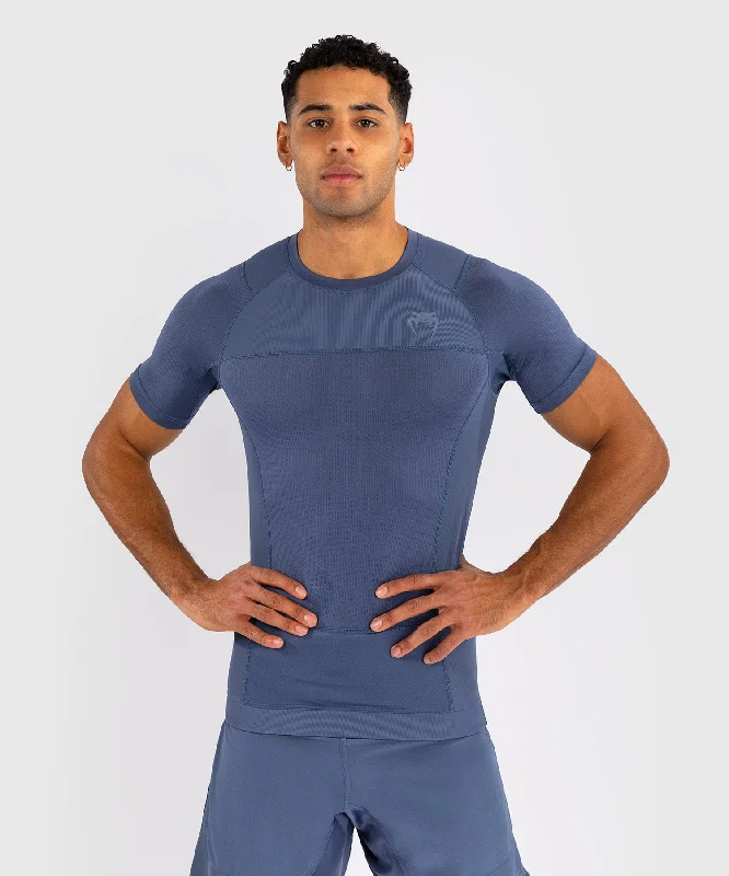 Venum G-Fit Air Men's Short Sleeve Rashguard - Foggy Blue