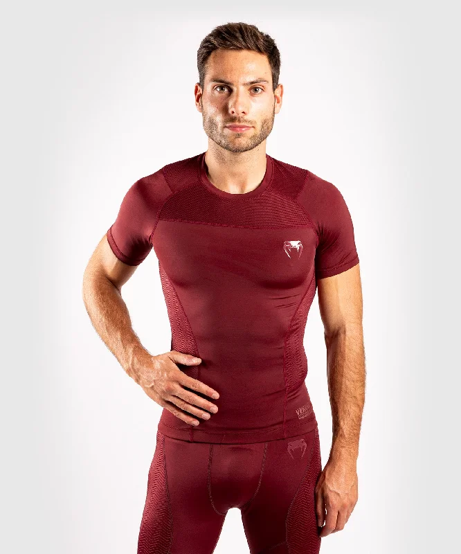 Venum G-Fit Rashguard - Short Sleeves - Burgundy