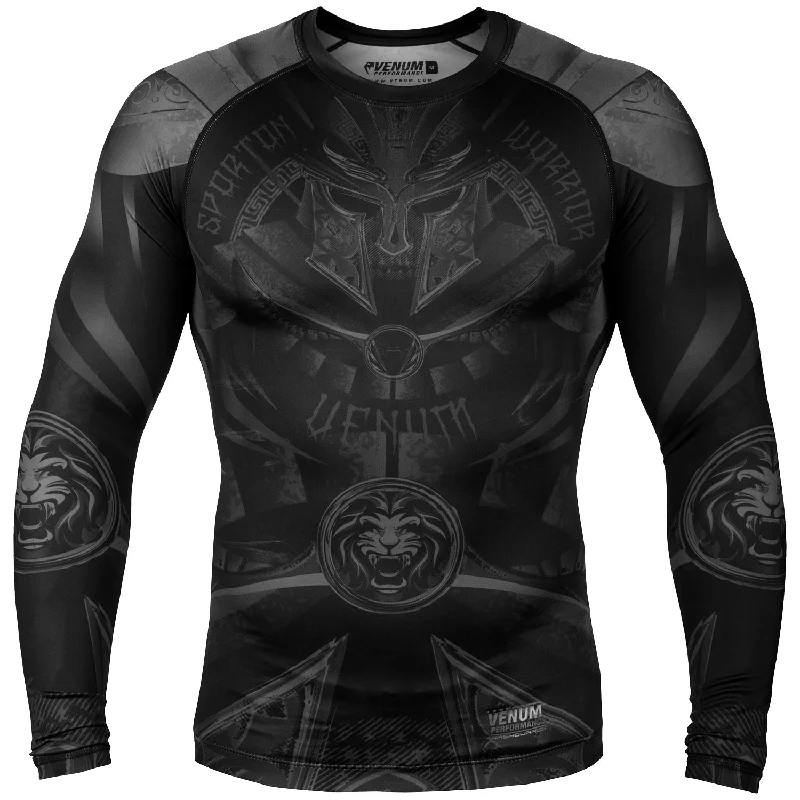 Venum Gladiator 3.0 Rashguard - Long Sleeves - Black/Black