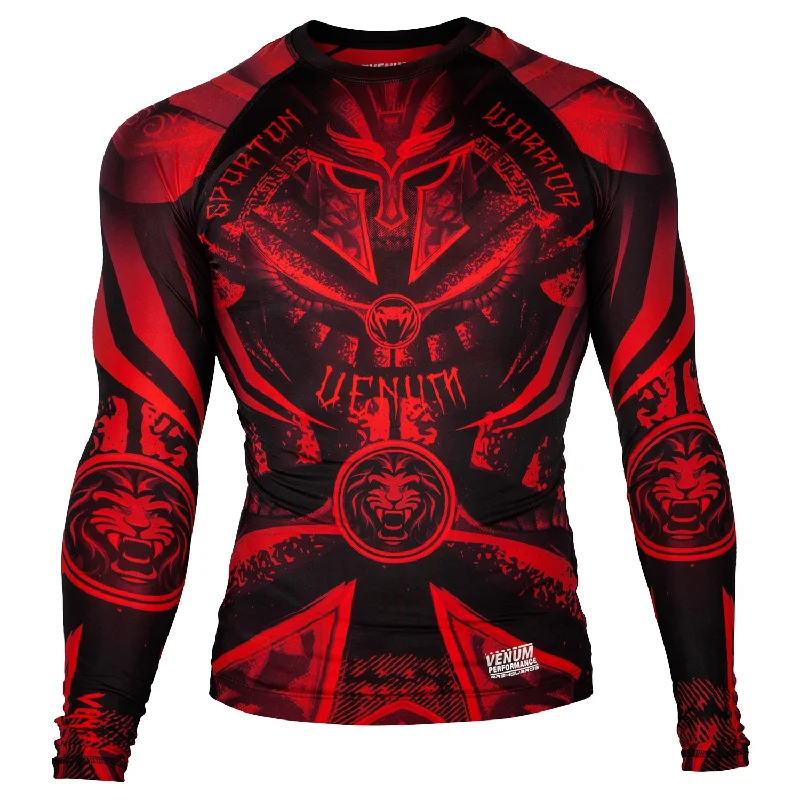 Venum Gladiator 3.0 Rashguard - Long Sleeves - Black/Red