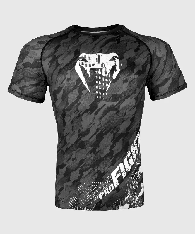 Venum Tecmo Rashguard - Short Sleeves - Dark Grey