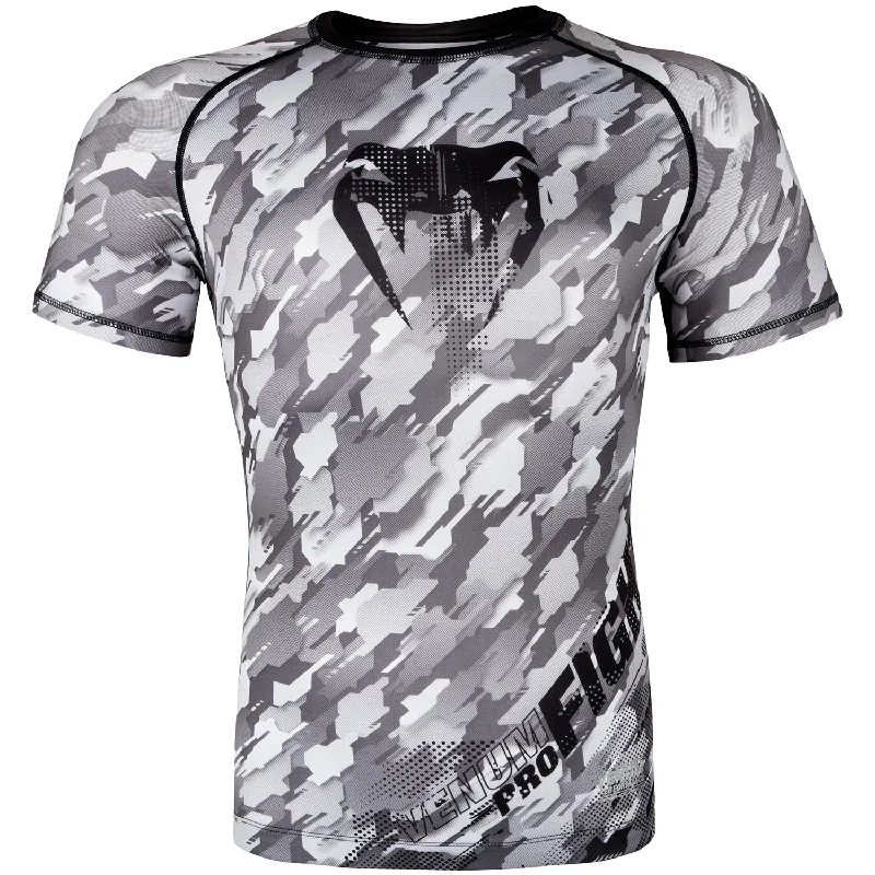 Venum Tecmo Rashguard - Short Sleeves - Grey