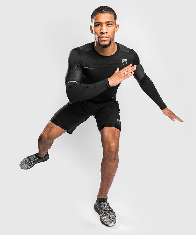 Venum Tempest 2.0 Rashguard Long Sleeves – Black/Grey